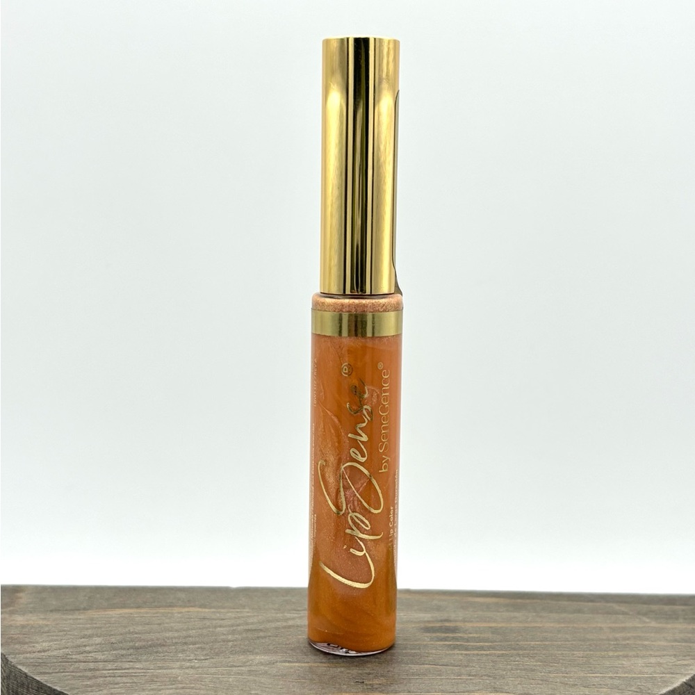 Lipsense Prosecco NEW Apricot Peach Pink Gold Glitter Long Last Liquid Lipstick - Picture 2 of 7